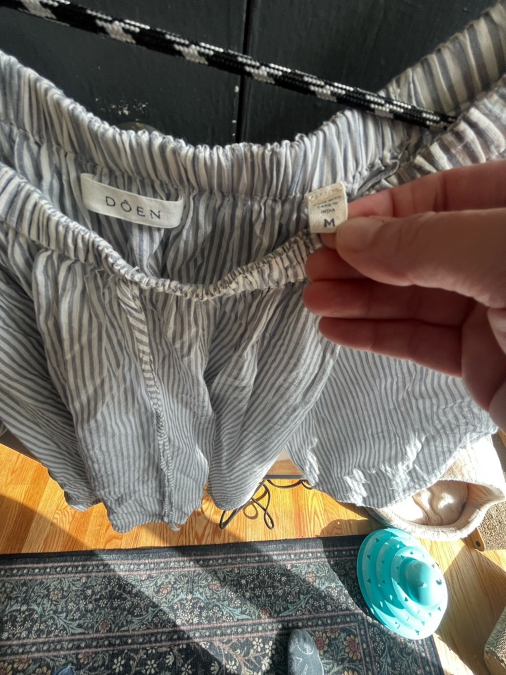 Dôen Sia Top in Savoie Stripe SZ M - Picture 2 of 3